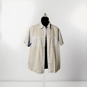 Izod Saltwater Men’s Button-Down Shirt Short Sleeve XL